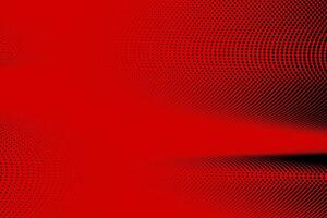 Red and black, pop art design, grunge halftone texture, abstract background. Vector illustration