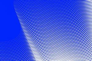 Blue and white, halftone texture, grunge pop art design, abstract background vector