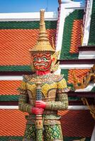 Demon Guardian Wat Phra Kaew Grand Palace Bangkok photo