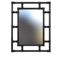 rotin miroir isolé png