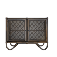 Console table rattan isolated png