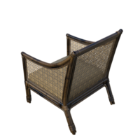 Rattan Stuhl isoliert png