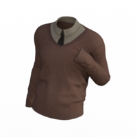 sweater with tie isolated png