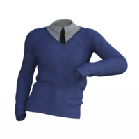 sweater with tie isolated png