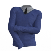 sweater with tie isolated png