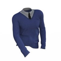 sweater with tie isolated png