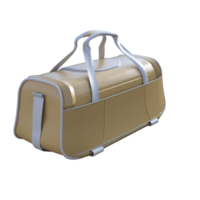 marron valise sur une transparent png