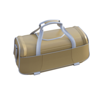 marron valise sur une transparent png