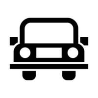 Autonomous Car Vector Glyph Icon For Personal And Commercial Use.