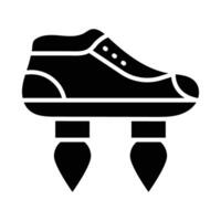 Flying Shoes Vector Glyph Icon For Personal And Commercial Use.