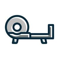 Meat Slicer Vector Thick Line Filled Dark Colors