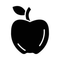 manzana vector glifo icono para personal y comercial usar.