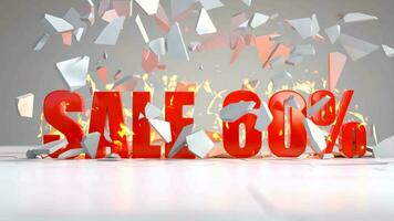 Hot Sale 60 OFF, Special Discount, Promotional animation, Sales offer, Discount sale video