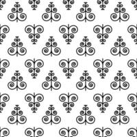 Pine Tree seamless pattern background. vector