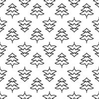 Pine Tree seamless pattern background. vector