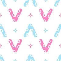 Abstract modern shapes seamless pattern background. vector