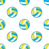 Volleyball Ball seamless pattern background. vector