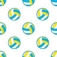 Volleyball Ball seamless pattern background. vector