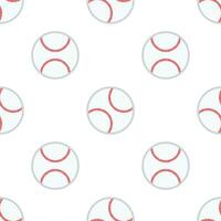 Baseball ball seamless pattern background. vector