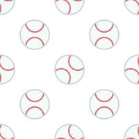 Baseball ball seamless pattern background. vector