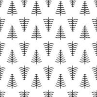 Pine Tree seamless pattern background. vector