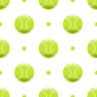 Tennis ball seamless pattern background. vector
