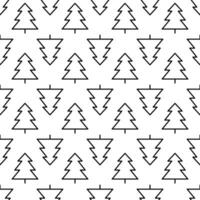 Pine Tree seamless pattern background. vector