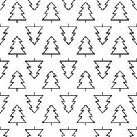 Pine Tree seamless pattern background. vector