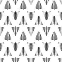 Pine Tree seamless pattern background. vector