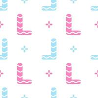 Abstract modern shapes seamless pattern background. vector