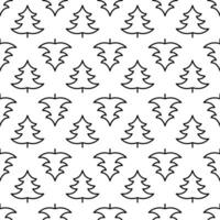 Pine Tree seamless pattern background. vector