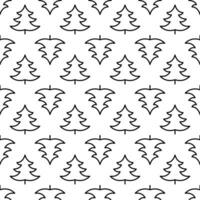 Pine Tree seamless pattern background. vector