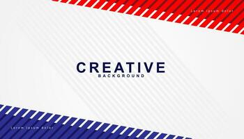 Red and blue curve on a white background vector with space for text