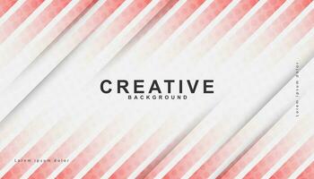 White background with soft red diagonal lines vector