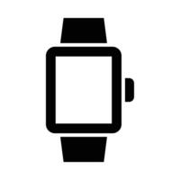 Smartwatch Vector Glyph Icon For Personal And Commercial Use.