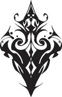 Tribal Tattoo Design Vector silhouette 2