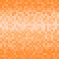 Orange pixel background vector
