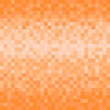 Orange pixel background vector
