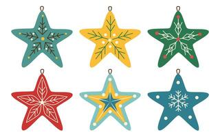Ornaments Christmas set3 vector