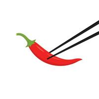 chilli cartoon vector. free space for text. wallpaper. background. vector