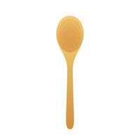 Spoon vector. Wood Spoon on white background. vector