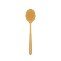 Spoon vector. Wood Spoon on white background. vector