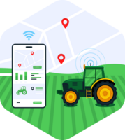 Agricultural Tractor IoT Tracking System png
