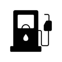 Gas Station icon. solid icon vector