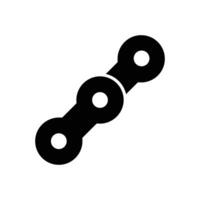 chain icon. solid icon vector