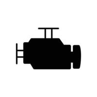 motor icono. sólido icono vector