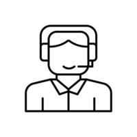 announcer icon. outline icon vector