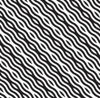 Abstract geometric pattern with wavy lines vector background.