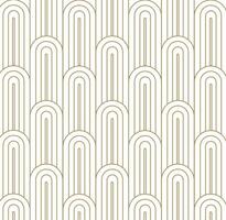 Seamless pattern semicircles and straight thin lines vector background,