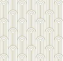 Seamless pattern semicircles and straight thin lines vector background,